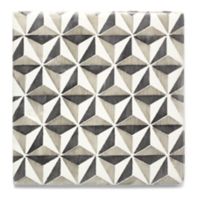 6" x 6" Hoshi decorative field in charcoal and oxford